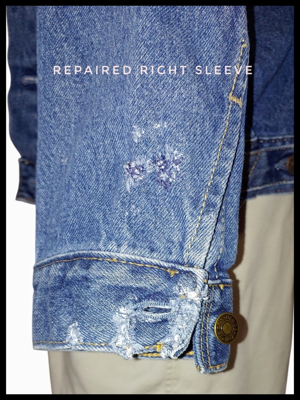 Levi's Signature Denim Trucker Jacker *please read* - Picture 6 of 8
